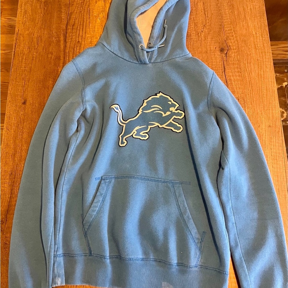 NFL Blue Hoodie with Lion Emblem